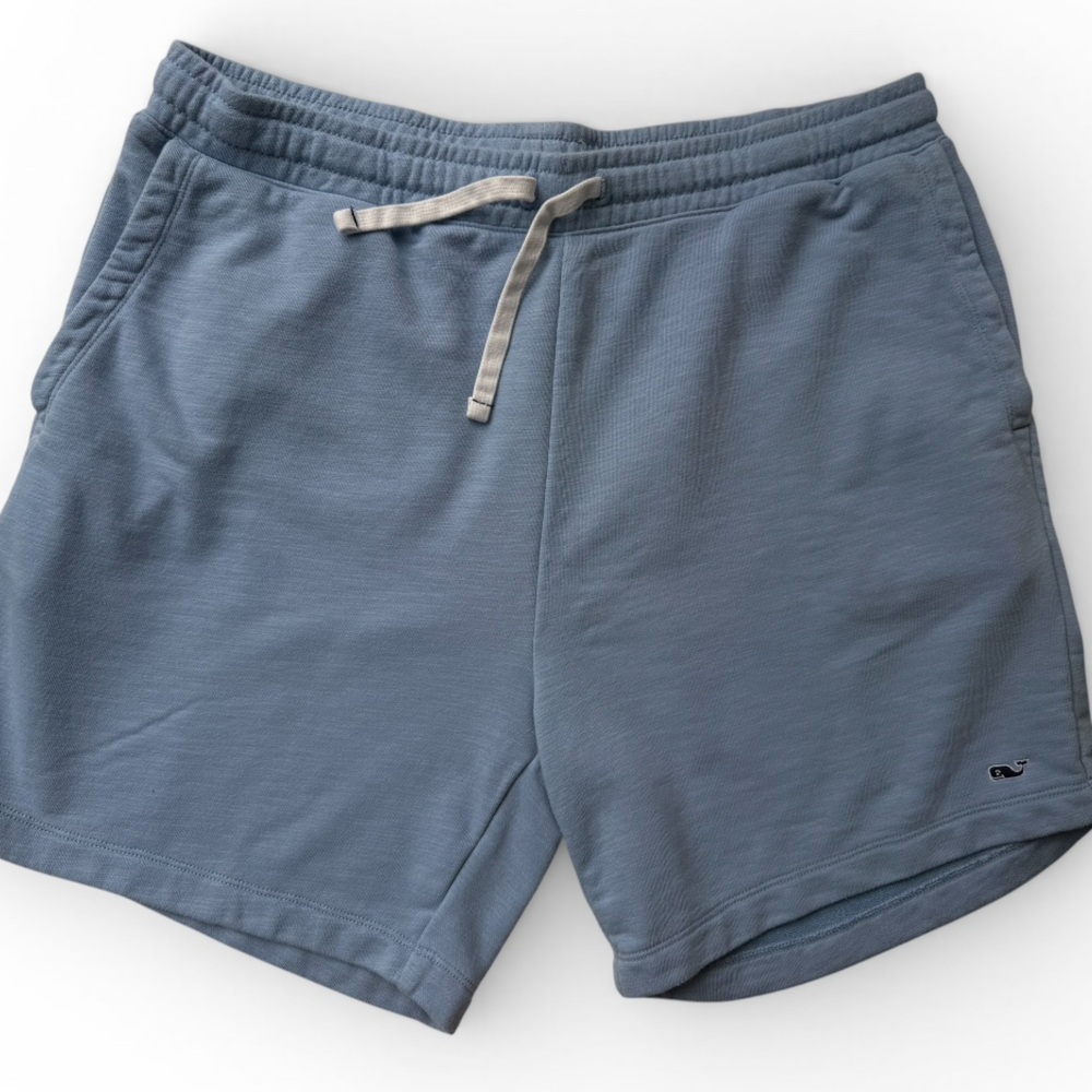 Vineyard Vines Cotton Drawstring Shorts Mens XL Light Blue